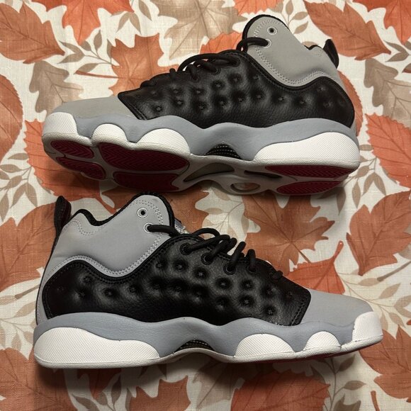 Nike Air Jordan Jumpman Team II GG 820276 007 Black/Pink/Gray Size 5.5Y - Picture 7 of 13